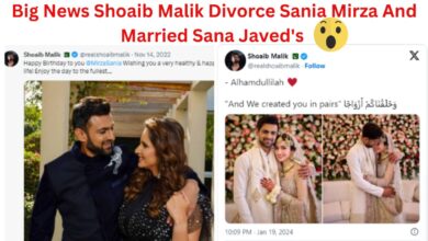 Big News Shoaib Malik-Divorce-Sania Mirza-And-Married-Sana-Javed's